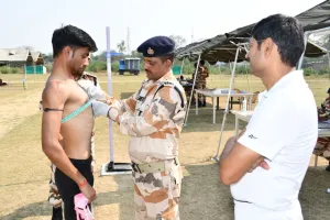  आइटीबीपी कांस्टेबल भर्ती में परीक्षार्थियों ने शारीरिक दक्षता व दौड़ मैं किया प्रतिभाग